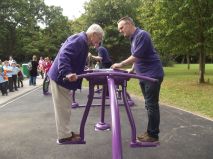 Outdoor Gym Official Opening 012 Lions Nelson & Steve